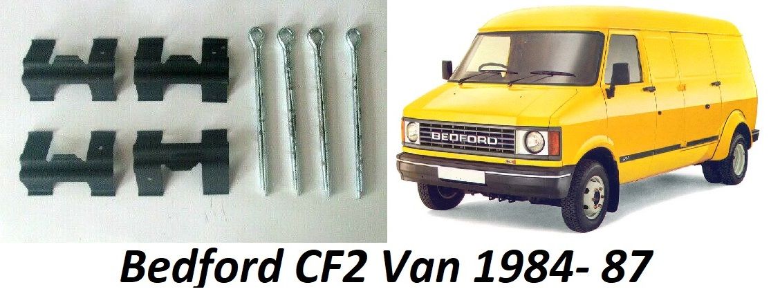 FRONT BRAKE PAD FITTING KIT - PINS & SHIMS (Bedford CF2 Van) (1984- 87)   