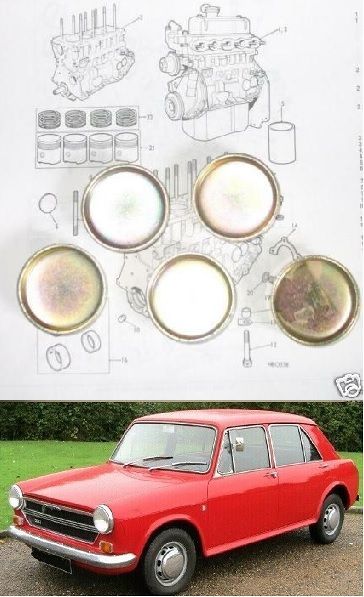 CORE PLUG ENGINE SET (BMC Austin Morris 1300) (1967- 74) 
