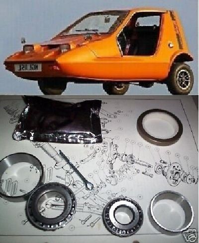 FRONT WHEEL HUB BEARING KIT x1 (Bond Bug) (1970- 74)