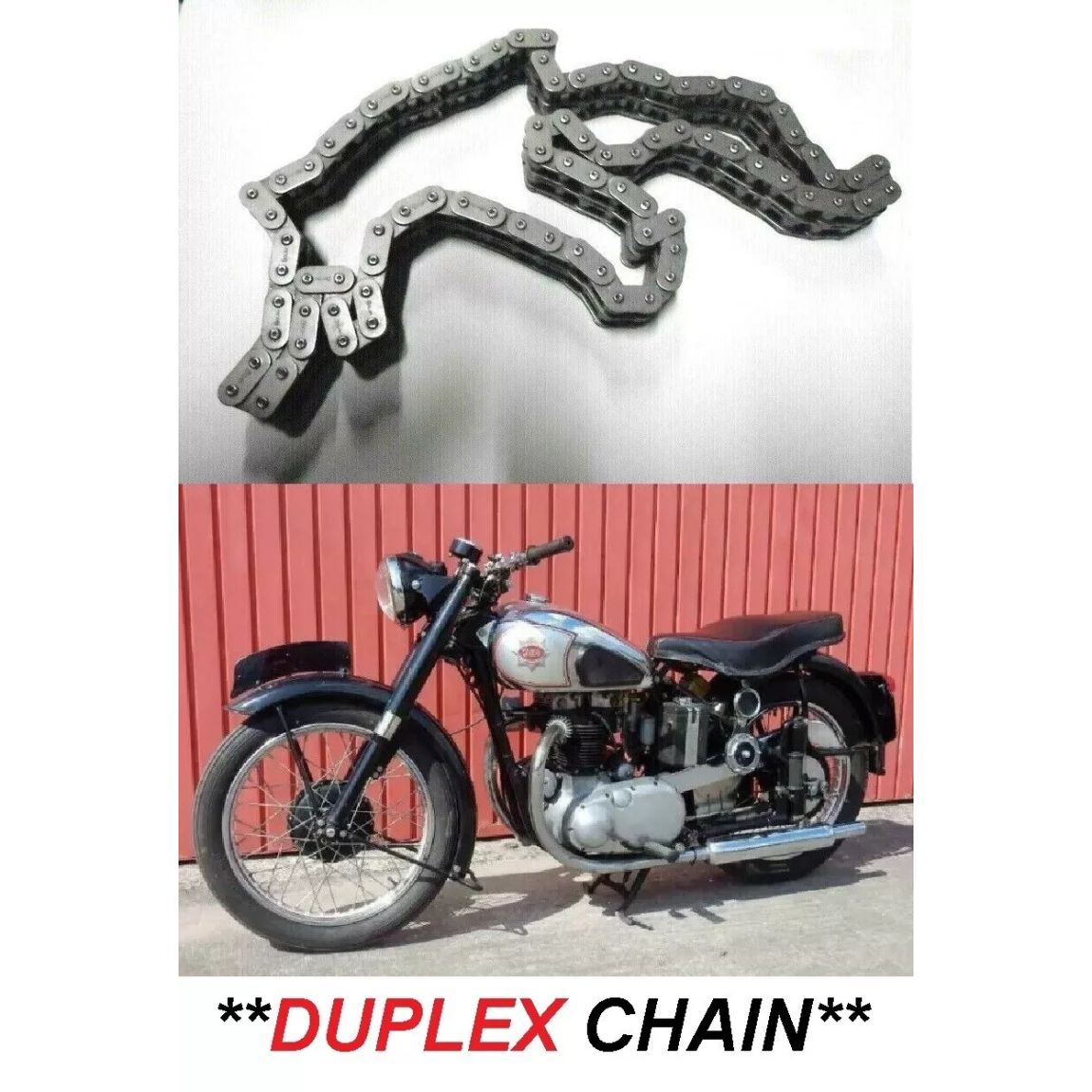 PRIMARY DRIVE CHAIN (BSA A7 A10) (500cc & 650cc) (**DUPLEX**) (*1946- 54 Only*)