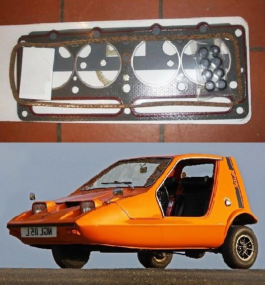 HEAD GASKET SET (Bond Bug) (1970- 74) 