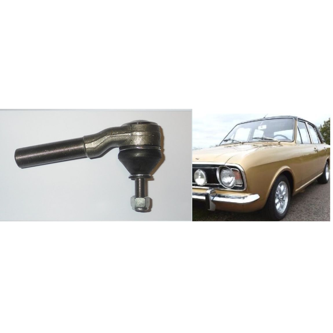 TRACK ROD END x1 (Ford Cortina Mk2 & 1600e) (1966- 70)