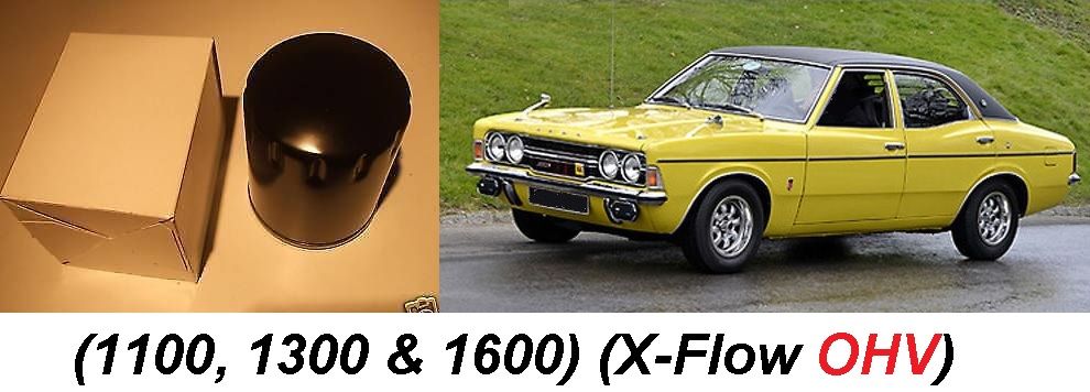 OIL FILTER (Ford Cortina Mk3) (1100, 1300 & 1600) (X Flow, OHV) (**1970- 72 Only**) 