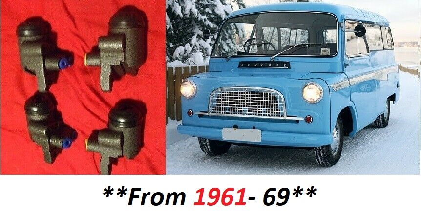 FRONT BRAKE WHEEL CYLINDERS x4 (Bedford CA Van) (From 1961- 69) (** GIRLING BRAKES **)