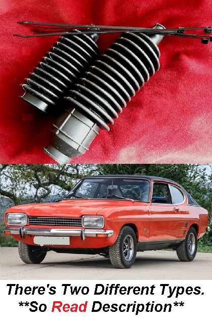 STEERING RACK GAITERS x2 (Ford Capri Mk1 Mk2 & Mk3) (1969- 87) 