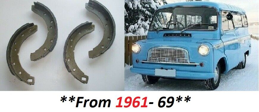 REAR BRAKE SHOES SET (Bedford CA Van) (* From 1961- 69 *) 