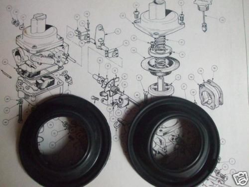 CARB DIAPHRAMS x2 (Triumph 2000 Saloon) (With CD150 Stromberg Carbs)
