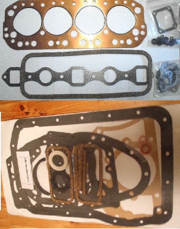HEAD & SUMP (COMPLETE ENGINE GASKET SET) (Morris JB Van) (1500cc OHV Petrol) (1957- 61) 