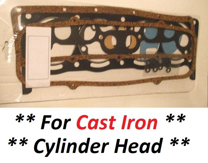 HEAD GASKET SET (Singer Gazelle) (Ser. 2a- 6) (1500cc & 1600cc) (** Cast Iron Head **) (1958- 67) 
