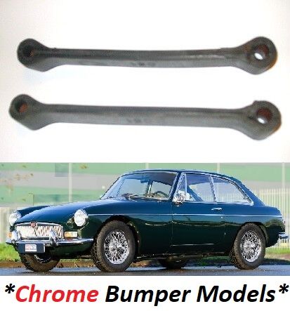 REAR AXLE REBOUND RUBBER STRAPS x2 (MGB) (** 1962- 74 Only**)