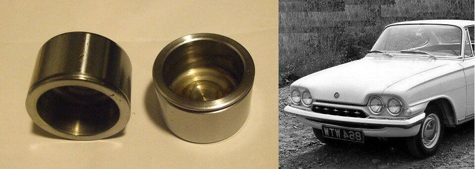 FRONT BRAKE CALIPER PISTONS x2 (Ford Consul Capri Classic) (109e & 116e) (1961- 64)