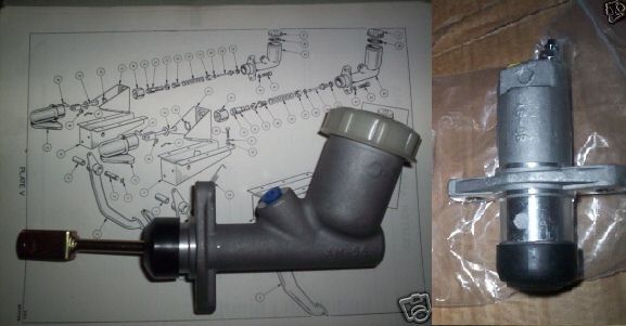 CLUTCH MASTER CYLINDER & SLAVE CYLINDER (Triumph GT6) (1966- 74)