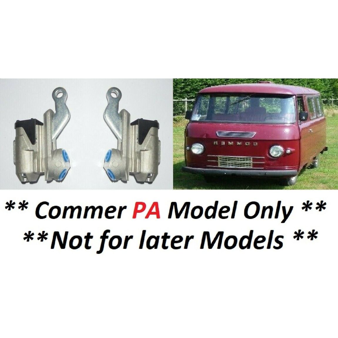 REAR BRAKE WHEEL CYLINDERS x2 (Commer PA Van) (**1960- 67 Only**)