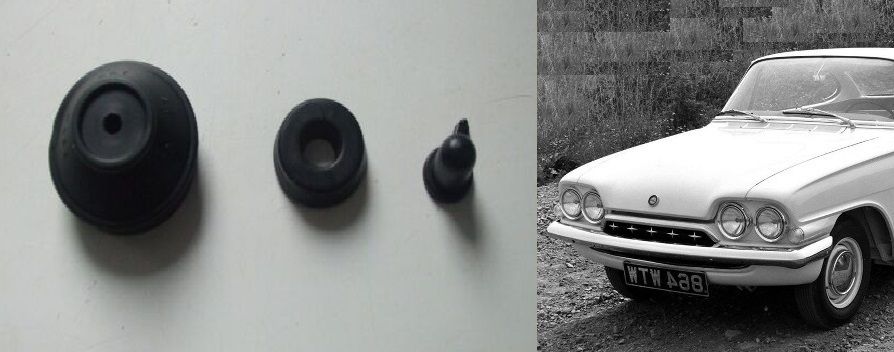 CLUTCH SLAVE CYLINDER REPAIR SEALS KIT (Ford Capri Consul Classic) (109e, 110e & 116e) (1961- 64)