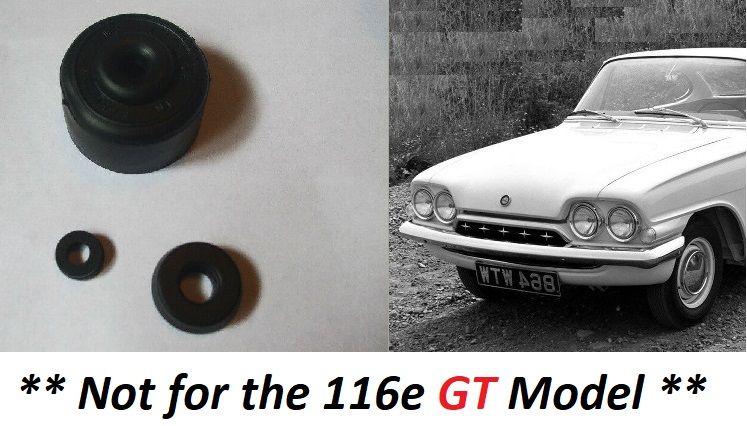 BRAKE MASTER CYLINDER REPAIR SEALS KIT (Ford Consul Capri Classic 109e) (** Not GT **) (1961- 64)  