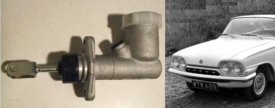 CLUTCH MASTER CYLINDER x1 (Ford Consul Capri Classic) (109e, 110e & 116e) (1961- 64)  