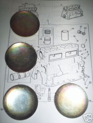 CORE PLUG ENGINE SET (Morris JB Van) (1489cc Petrol) (1957- 61) 