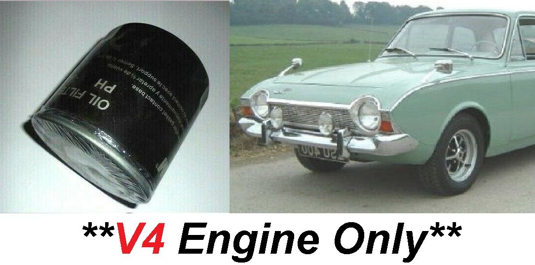 OIL FILTER (Ford Corsair) (1700 & 2000) (**V4 Engine**) (1965- 70) 
