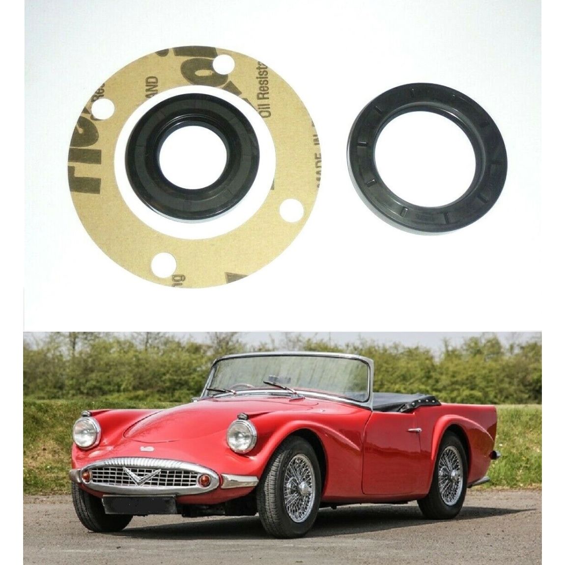 REAR AXLE OIL SEALS & GASKET KIT x1 (Daimler Dart SP250) (1959- 64) 