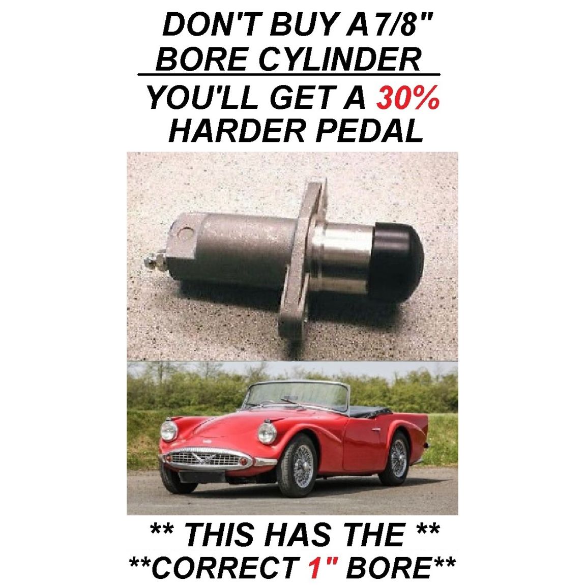 CLUTCH SLAVE CYLINDER (Daimler Dart SP250) (1959- 64) 