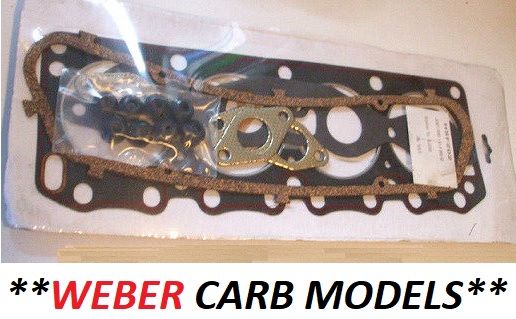 HEAD GASKET SET (Ford Cortina Mk3) (1600) (X Flow OHV with Weber Carbs) (1970- 76)