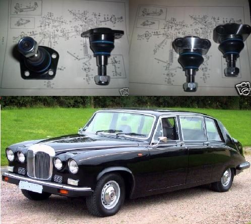 TOP & LOWER BALL JOINTS SET x4 (Daimler DS420 Limo) (1968- 92) 