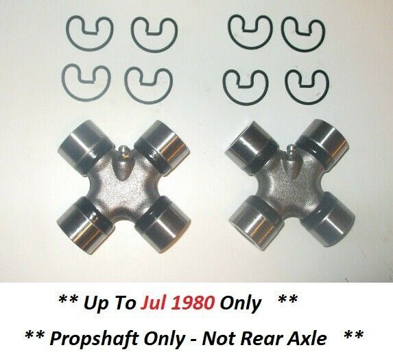PROPSHAFT UNIVERSAL JOINTS x2 (Daimler DS420 Limo) (** 1968- Jul 80 Only **)