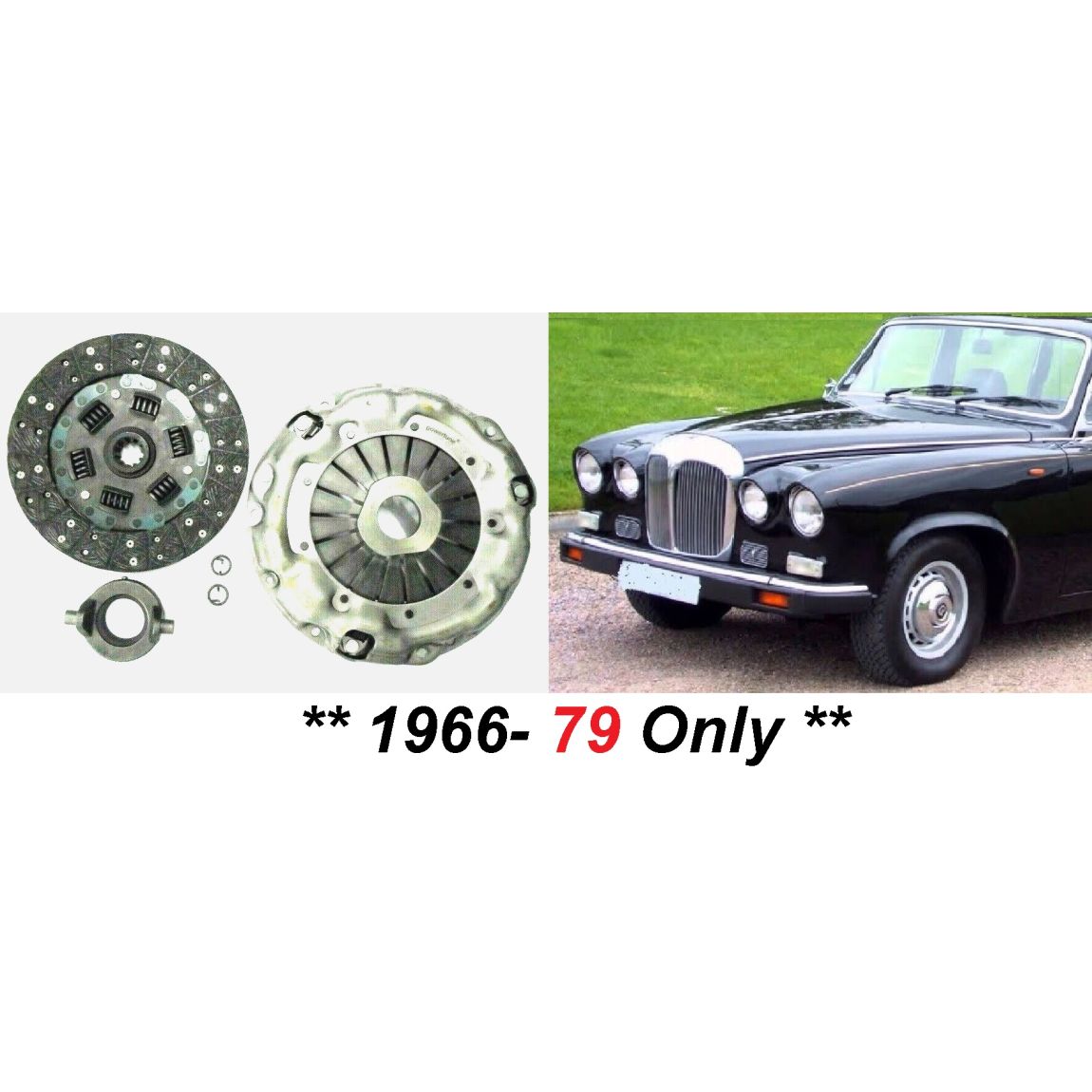 CLUTCH KIT (Daimler DS420 Limo) (4.2 Litre) (9.5") (1966- 79 Only)