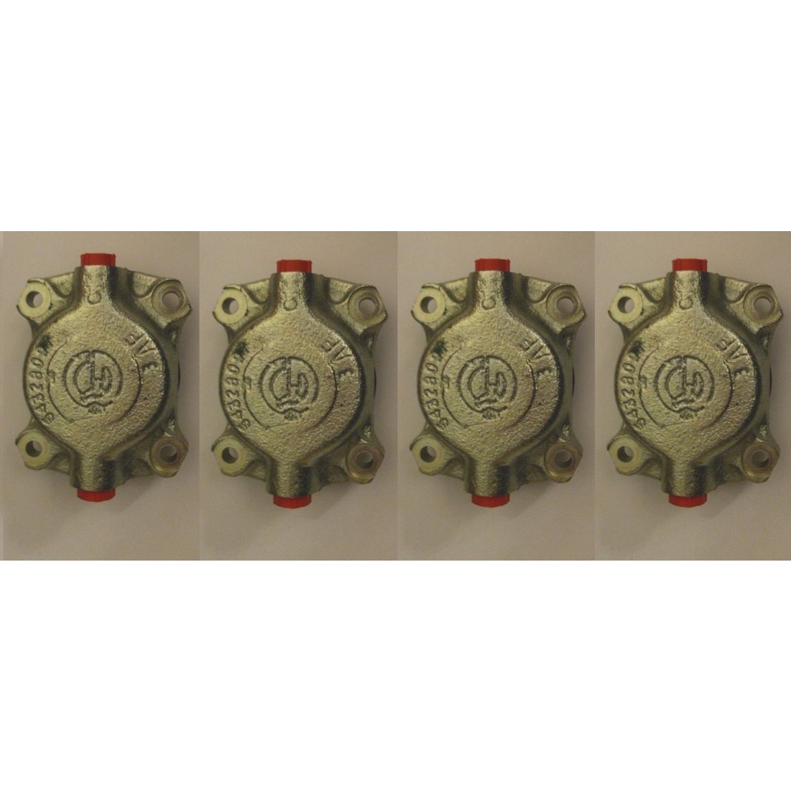 REAR BRAKE CALIPER PISTON & CYLINDER ASSEMBLY x4 (Jaguar E Type Ser.1) (3.8 & 4.2) (1961- 68) 