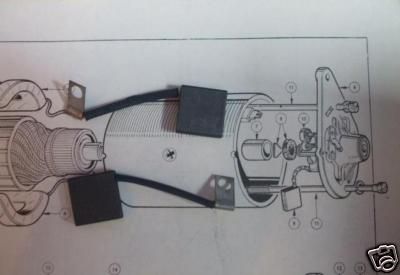 DYNAMO CARBON BRUSHES SET (Ford Capri Mk1) (1968- 72)