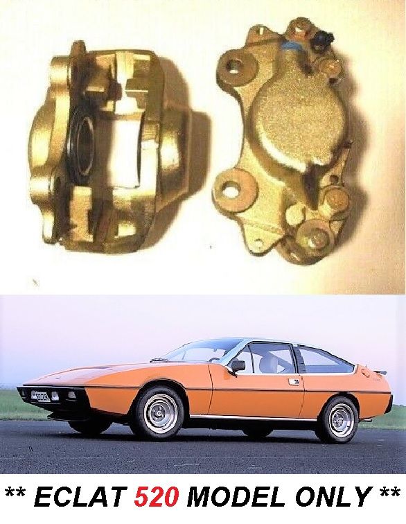 FRONT BRAKE CALIPERS x2 (Lotus Eclat) (2.0 Litre) (**520 Model Only**) (**1975- 80 Only**) 