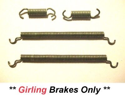 REAR BRAKE SHOE SPRINGS x4 (Ford Escort Mk1) (Mexico RS1600, Twin Cam) (1968- 75) (9 INCH DRUMS) 