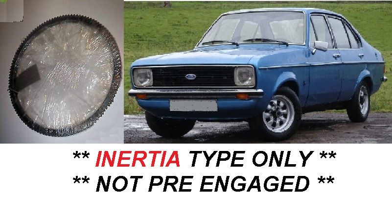 STARTER RING GEAR (Ford Escort Mk2) (1.1, 1.3 & 1.6) (** INERTIA TYPE **) (1975- 80)   