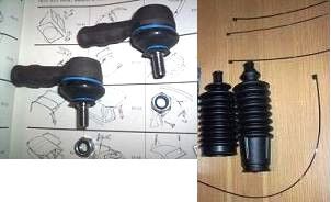 TRACK ROD ENDS & STEERING RACK GAITERS (Ford Capri Mk1) (1969- 74) 