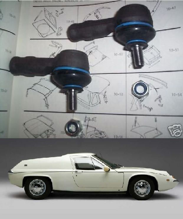 TRACK ROD ENDS x2 (Lotus Europa) (1966- 75) 
