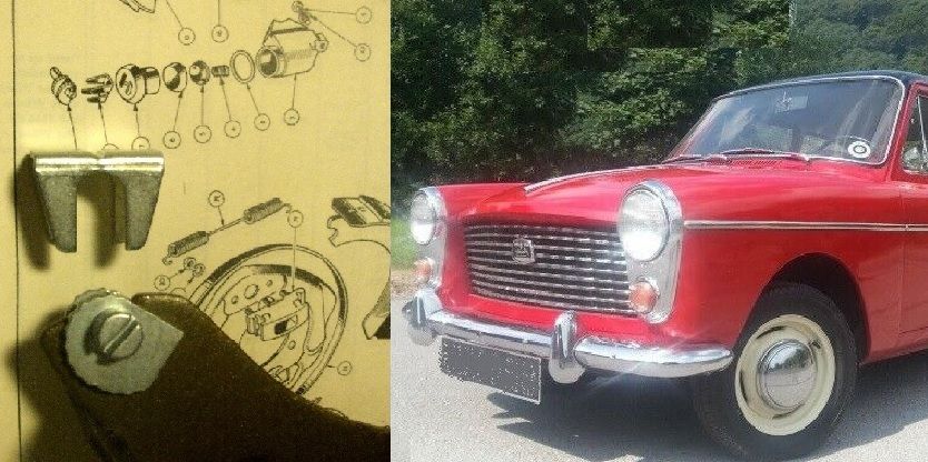 BRAKE ADJUSTER (Snail Cam & Mask) (FRONT ONLY) x1 (Austin A40 Farina) (1958- 68) 