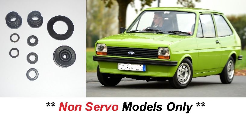 BRAKE MASTER CYLINDER REPAIR SEALS KIT (Ford Fiesta Mk1) (950, 1100 & 1300) (** No Servo **) (1976- 83)