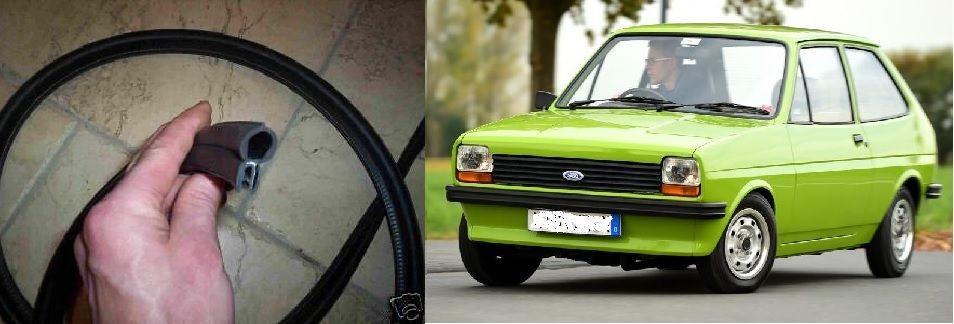 BOOT RUBBER SEAL (Ford Fiesta Mk1) (1976- 83)