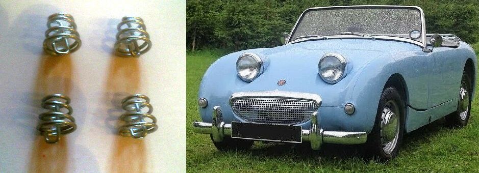 BRAKE SHOE FITTING BEEHIVE SPRINGS (REAR) x4 (Austin Healey Frogeye Sprite) (1958- 61)