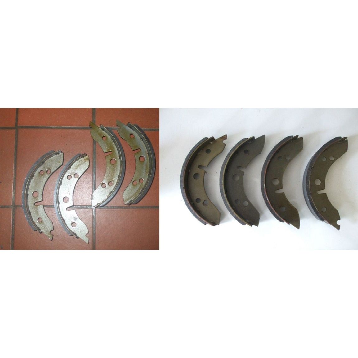 FRONT & REAR BRAKE SHOES SET (Austin Healey Frogeye Sprite) (1958- 61) 