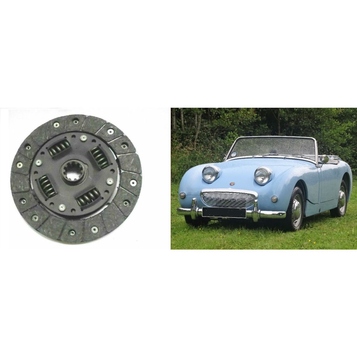 CLUTCH PLATE ONLY (Austin Healey Frogeye Sprite) (1958- 61) 