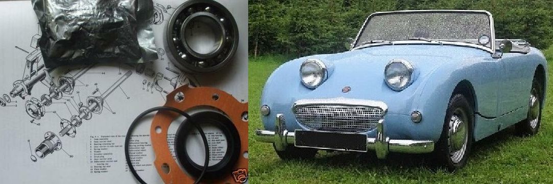REAR WHEEL HUB BEARING KIT x1 (Austin Healey Frogeye Sprite)  (1958- 61)