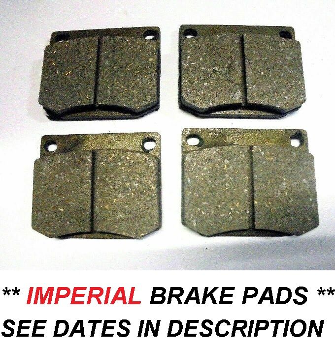 FRONT BRAKE PADS SET (Triumph TR4a, TR5 & TR6) (** 1965- Dec 71 Only **)  