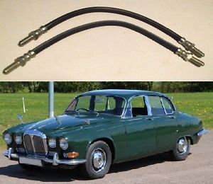 FRONT BRAKE HOSES x2 (Daimler Sovereign) (1966- 69) 