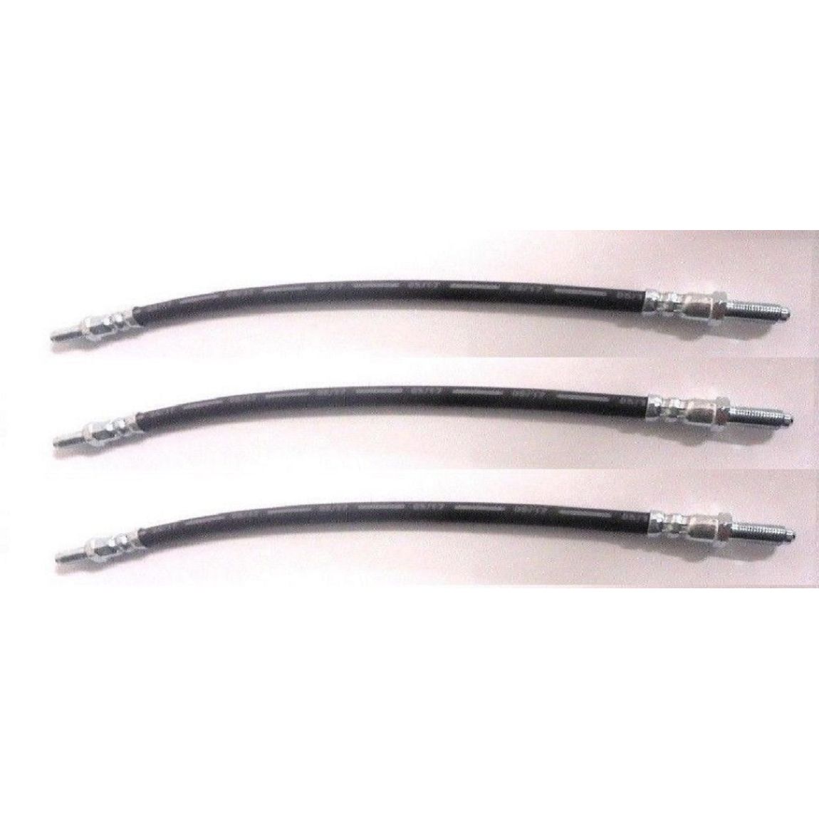 FRONT & REAR BRAKE HOSES x3 (Wolseley 6/99) (1959- 61)