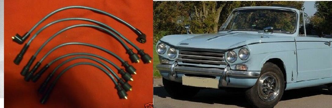 IGNITION HT LEADS SET (Triumph Vitesse) (1600cc & 2.0 Litre) (** Push In Leads **) (1962- 71)  