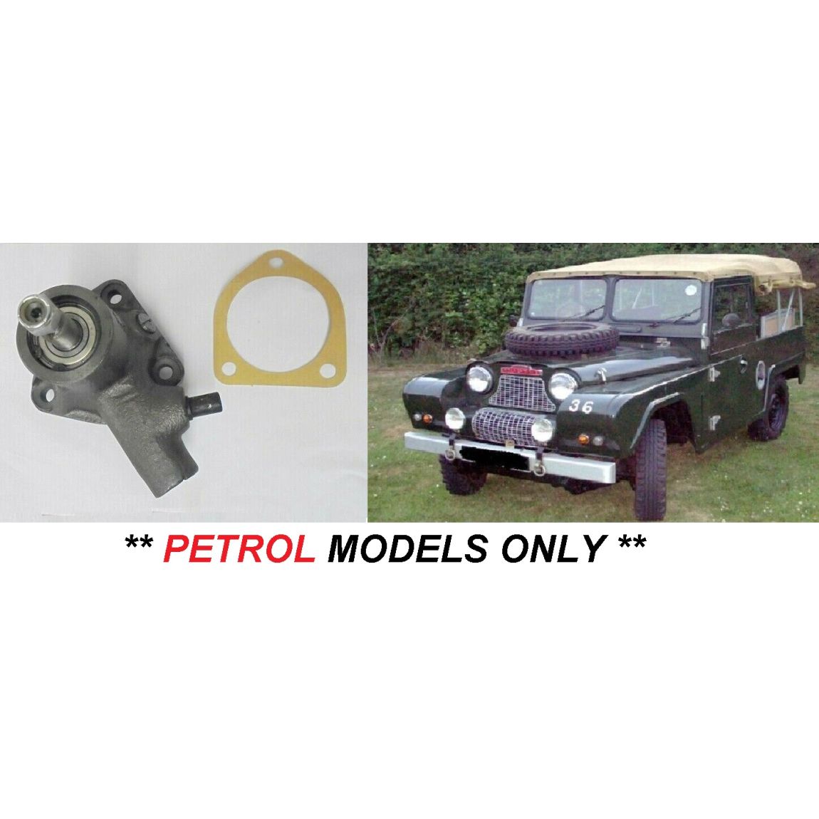 WATER PUMP (Austin Gipsy) (2.2 Petrol) (1958- 67)  