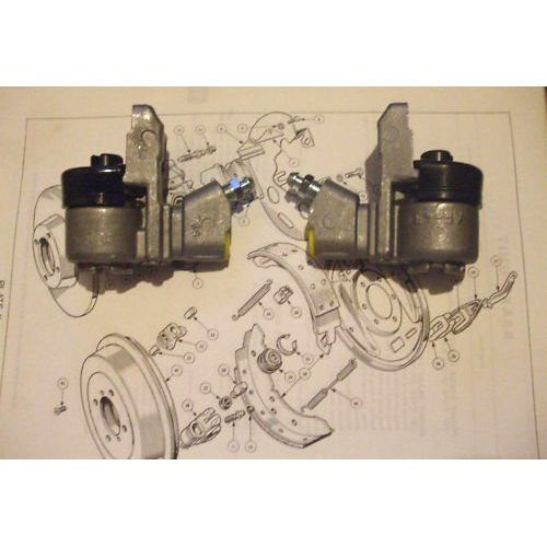 REAR BRAKE WHEEL CYLINDERS x2 (Humber Super Snipe) (Ser.2) (3.0 Litre) (1959- Oct 60 Only) 