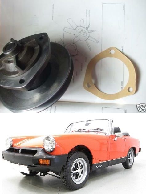 WATER PUMP (MG Midget 1500) (** Fixed Fan Models **) (From Dec 74- 79)  