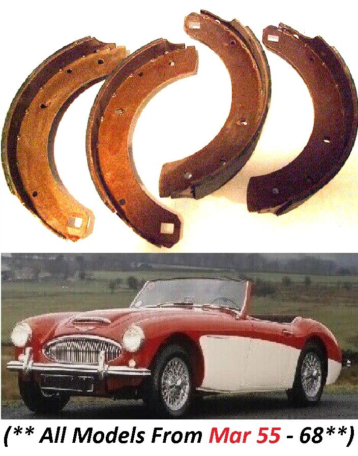 REAR BRAKE SHOES SET (Austin Healey) (**From Mar 55- 68**)